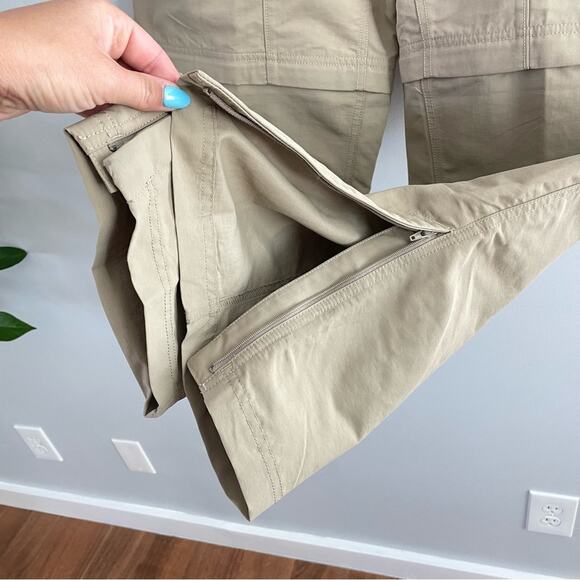 The North Face | Mens Paramount Convertible Pants Tan Khaki Outdoors Zip-Away XL - Picture 8 of 13